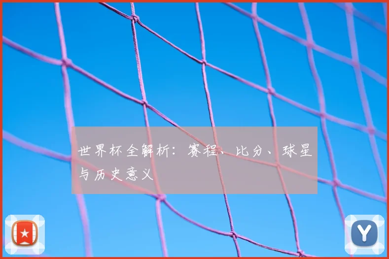 世界杯全解析：赛程、比分、球星与历史意义
